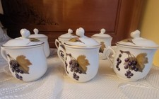 6 Royal Worcester Evesham Gold