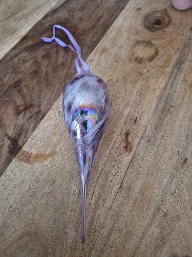 Handmade glass ornament - handmade,