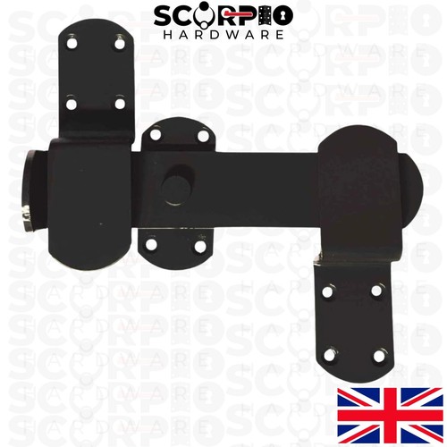 Kick over stable gate latch - over,