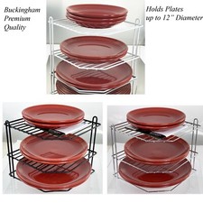 Tier corner plate rack - corner,