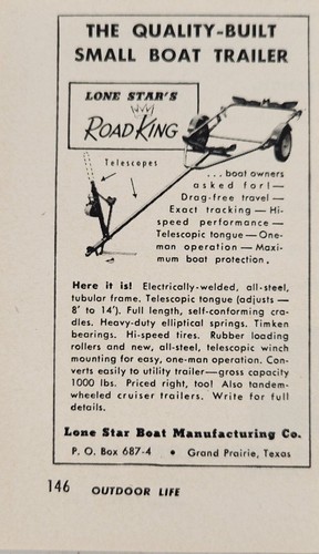 1954 print lone star - 1954, ad