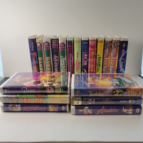 Lot disney movies - vhs, tapes