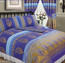 KASHMIR BLUE GOLD PURPLE