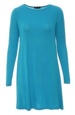 WOMENS LONG SLEEVE PLAIN SWING