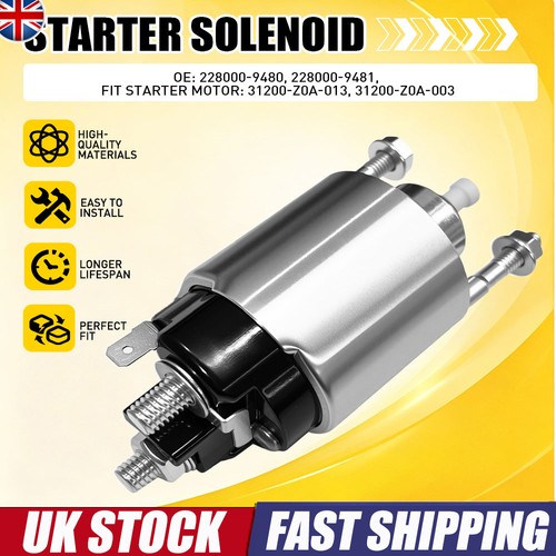 Starter motor solenoid for - 1x,