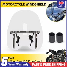 19"x17" Large Clear Windscreen
