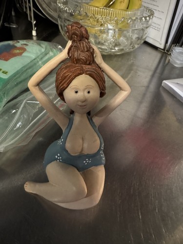 Pottery bathing beauty - bathing,