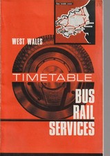 WALES BUS TIMETABLE BOOK WEST
