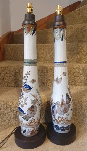 Pair large ken edwards - edwards, lamps