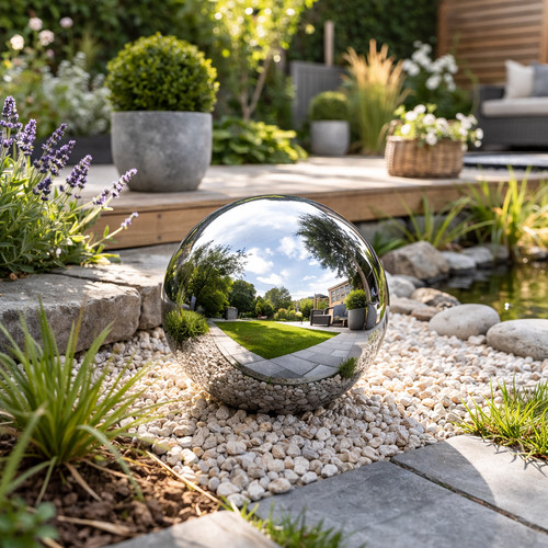 Gazing spheres garden - spheres, ornament