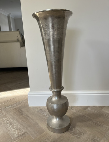 Large silver metallic - large, metal