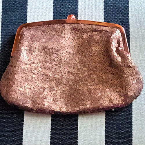 Rose gold sequin metallic - rose,