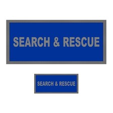 REFLECTIVE BLUE PLASTIC BADGES