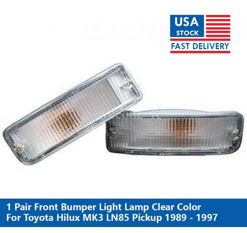 Clear front bumper - bumper, lamp