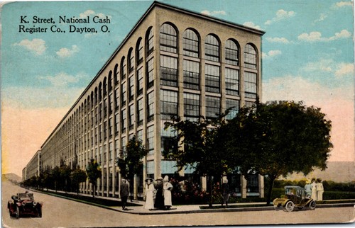 Postcard dayton street - oh,