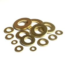 M1.2 M1.4 M1.6 M2 M2.5 M3 M4 M5 M6 M8 M10 M12 M16 'Form A' FLAT WASHERS - BRASS