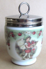 ROYAL WORCESTER RARE FLOWER FAIRIES EGG CODDLER (Ref9833)