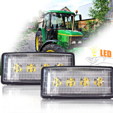 2x Front Roof Cab Work Light Lamp for John Deere 6200 6210 6300 6310 Tractor