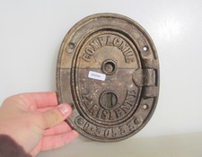 Antique Iron Hatch French Gas