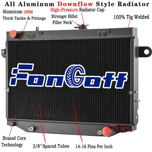 Row radiator fit toyota - row,