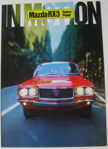 Mazda rx3 car brochure - rx3, 1972-73