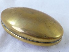 Brass Twist Box Welsh Miners