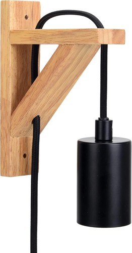 Vintage wall light wooden - vintage,