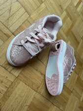 Heelys Roller Skate Shoes, US4/EU35/UK2, Sparkly Pink, removable wheel in heel 