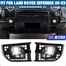 For 2020 2021-2024 LR Defender 90 110 130 Front Fog Light LED Driving Lamp Pair