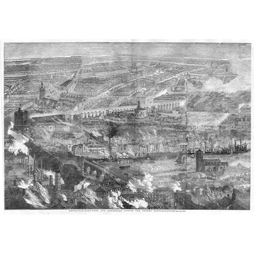 Panoramic view newcastle - view, &