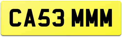 Cam private car reg - cam,