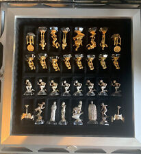 Franklin Mint Star Trek Gold & Silver 25th Anniversary Chess Set