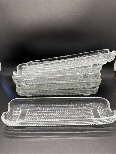 Set vintage clear pressed - set,