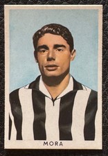 RARE 1960/61 SIDAM ITALIAN FOOTBALLERS BRUNO MORA JUVENTUS