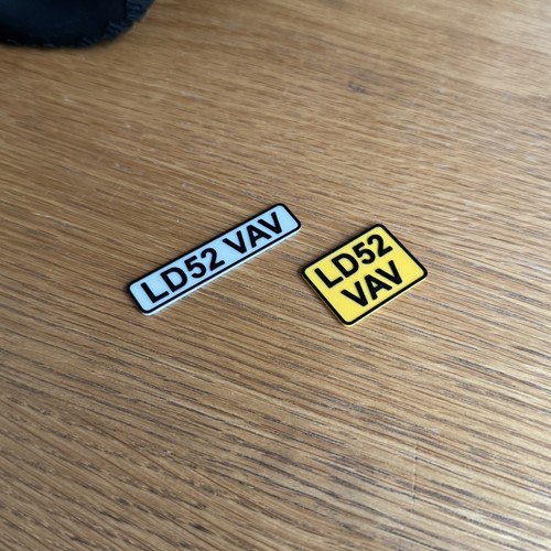 Scale number plates - scale,