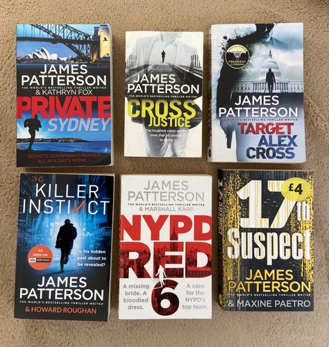James patterson book bundle - james,