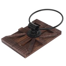  Wall Mounted Bathroom Towel Ring Hanger Vintage Metal Hand Tea Towel Holder