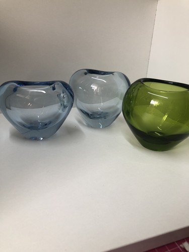 Set heart shaped vases - set, of