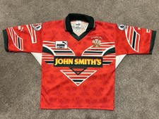 WALES RUGBY JERSEY VINTAGE 1995 WRU RUGBY SHIRT WORLD CUP JOHN SMITHS PUMA