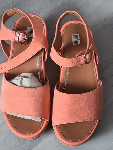 Fitflops coral leather - fitflops,