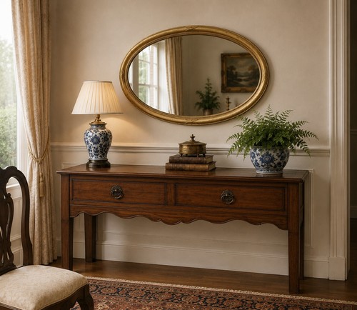 Large antique over mantle - antique,
