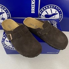 2025 NEW Unisex Boston Suede Leather Clog Womens Mens Shoes Casual Shoes Girl//