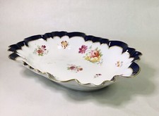 Antique Edwardian George Jones & Sons Crescent China Decorative Floral Bowl