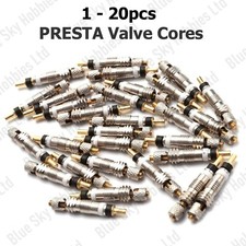 PRESTA Valve Cores Replacement for Tubeless Bicycle MTB Road CX Mountain Bike UK
