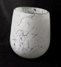 Art Glass Blown Vase Votive