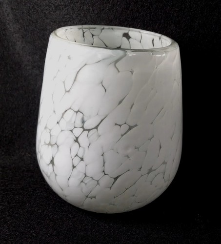 Art glass blown vase - glass, votive