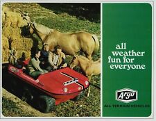 Crayford Ontario Drive Argo ATV 1970-1971 UK Market Single Sheet Sales Brochure