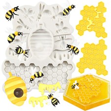 Bee Comb Silicone Fondant