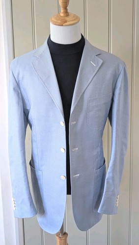 Pal zileri cotton blazer - cotton, sky