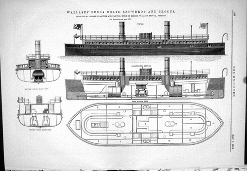 Old wallasey ferry - old, boat